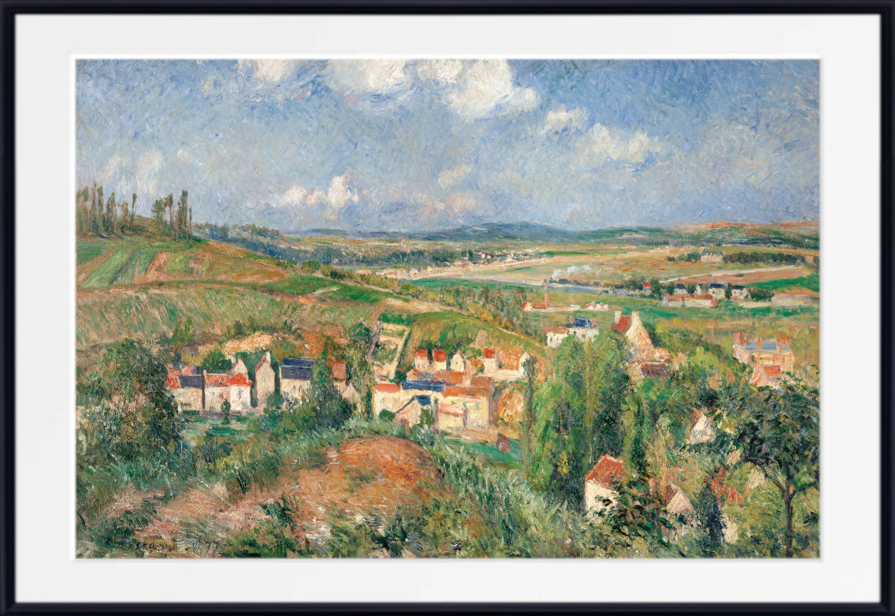 Camille Pissarro Print, L’hermitage En Été, Pontoise (1877)