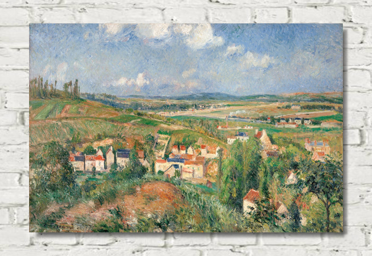 Camille Pissarro Print, L’hermitage En Été, Pontoise (1877)
