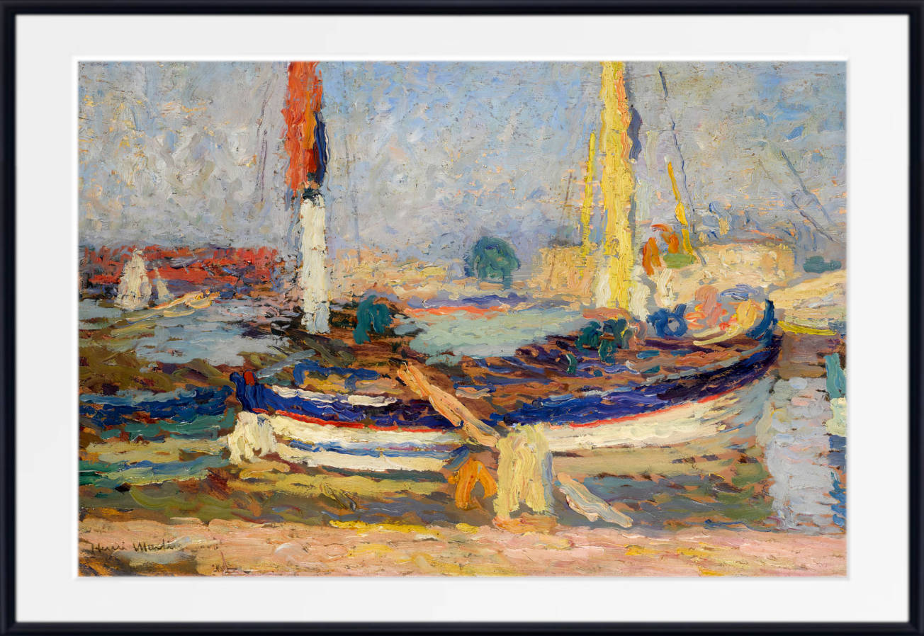 Henri Martin Print, La Barque