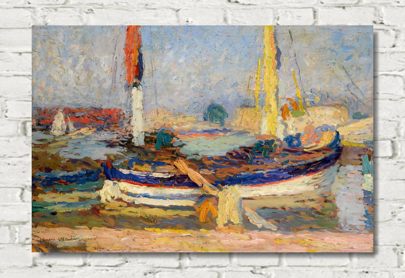 Henri Martin Print, La Barque