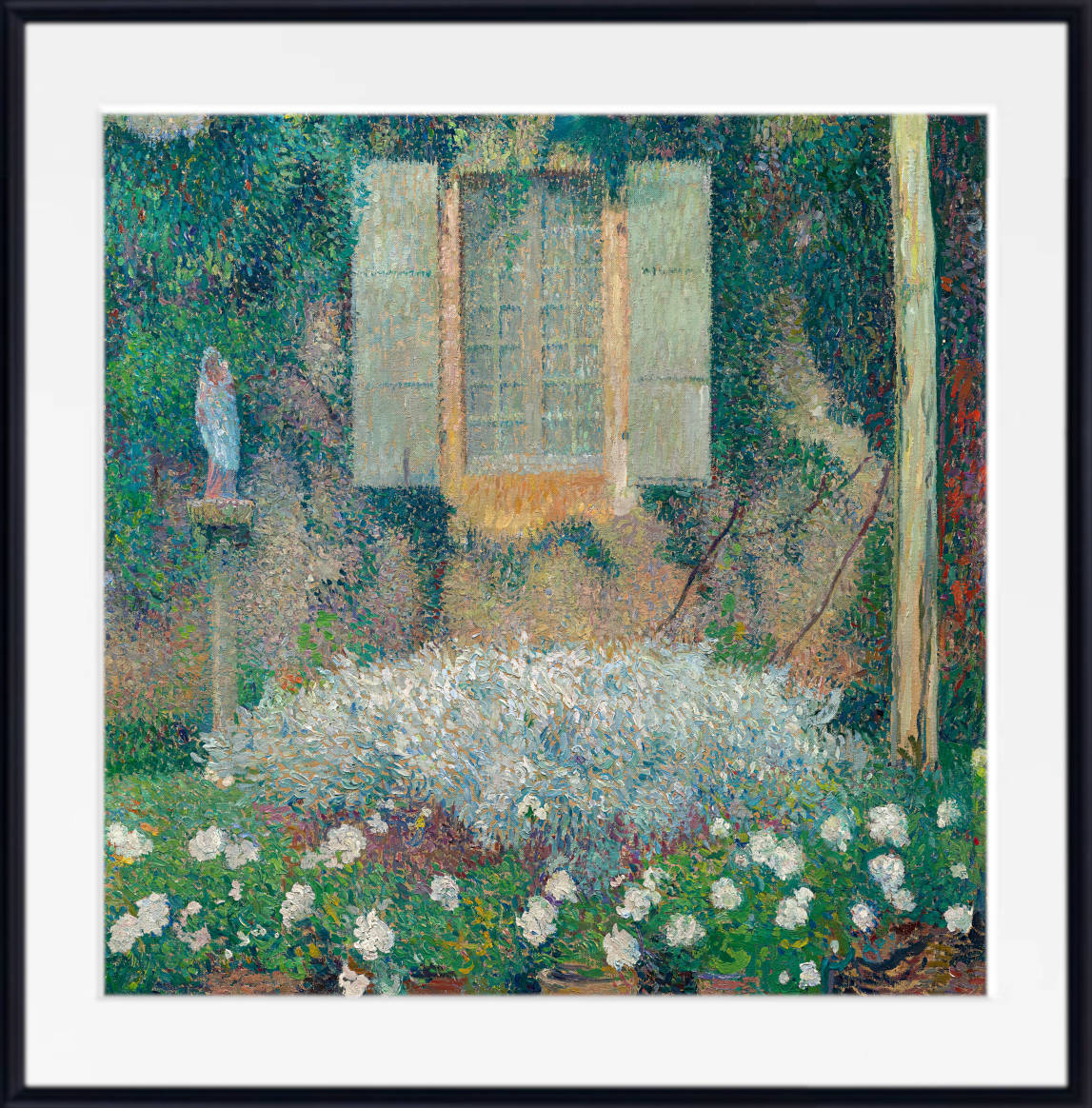 Henri Martin Print, The Kitchen Window on the Garden at Marquayrol
