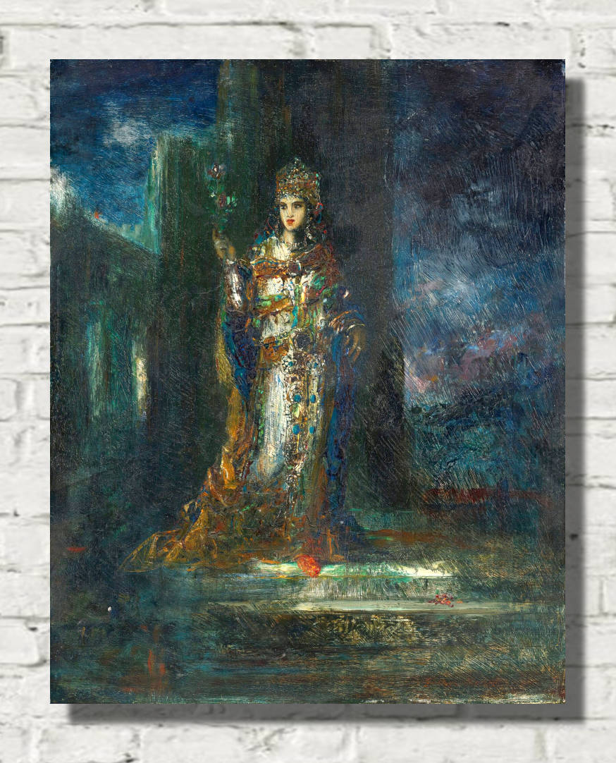 Gustave Moreau Fine Art Print, The Bride of the Night