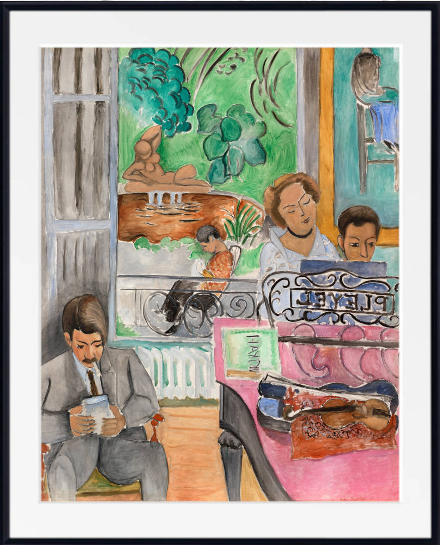 Henri Matisse Print, The Music Lesson (1917) – GalleryThane