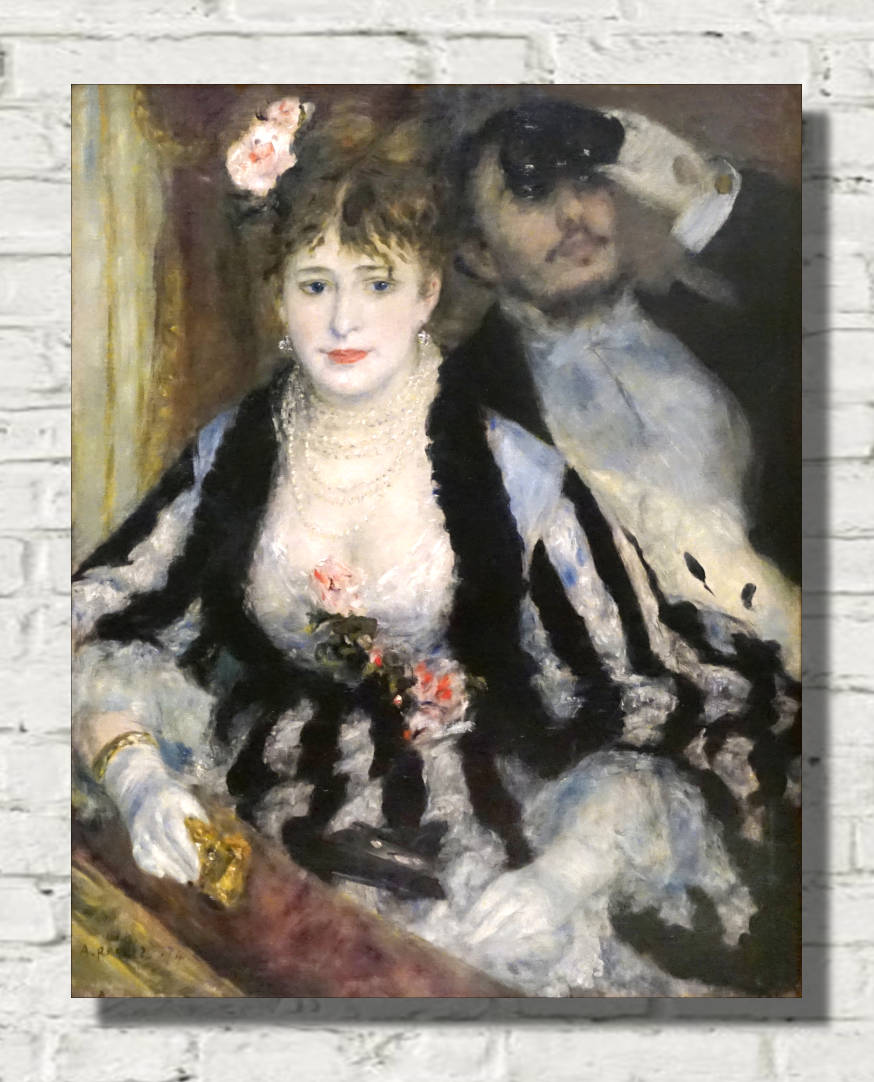 Renoir Print, La Loge