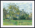 Camille Pissarro Print, Piette's House in Montfoucault (1874)