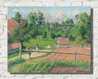 Camille Pissarro Print, La Maison Delafolie À Eragny (1885)