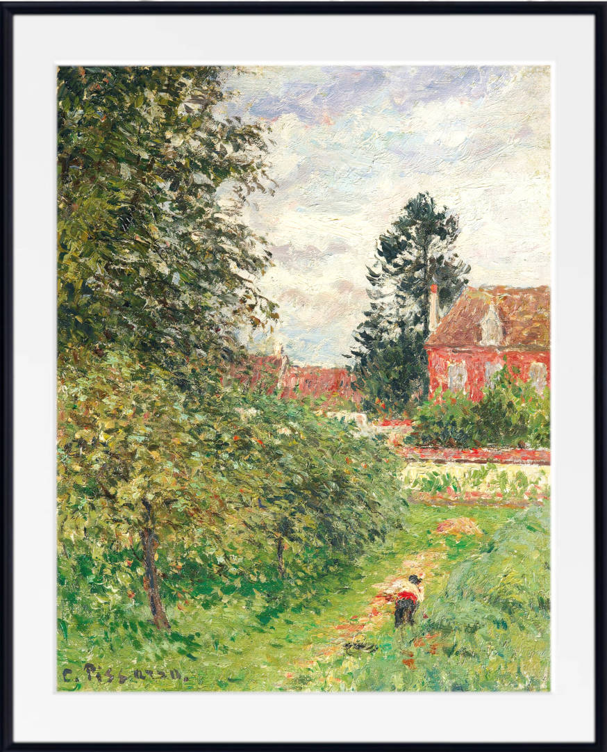 Camille Pissarro Print, La Maison Des Anglais, Éragny (circa 1902)
