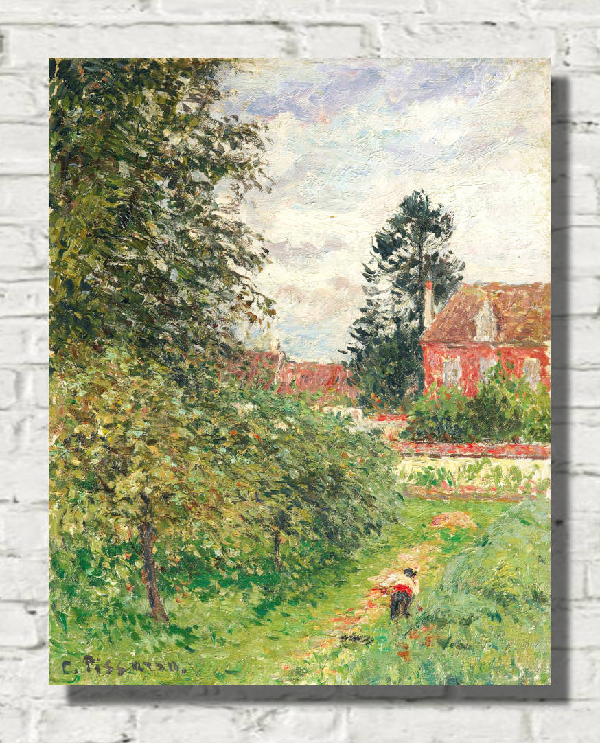 Camille Pissarro Print, La Maison Des Anglais, Éragny (circa 1902)