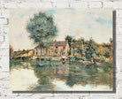 Jean-François Raffaëlli Print, La Maison Rose, Bord De L’Oise