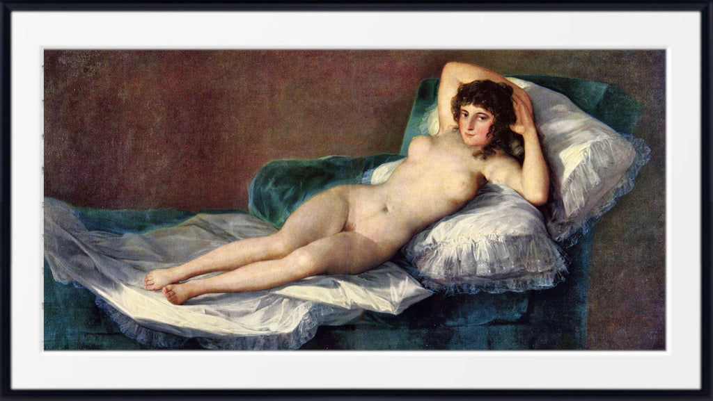 The Nude Maja by Francisco Goya (La Maja desnuda)