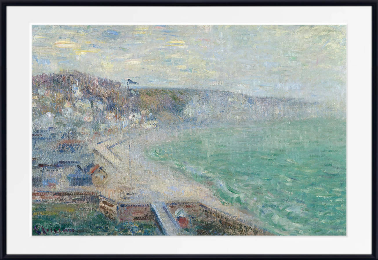 Gustave Loiseau Print, Fécamp Beach (1925)