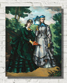 Paul Cézanne Print, La Promenade (1871)