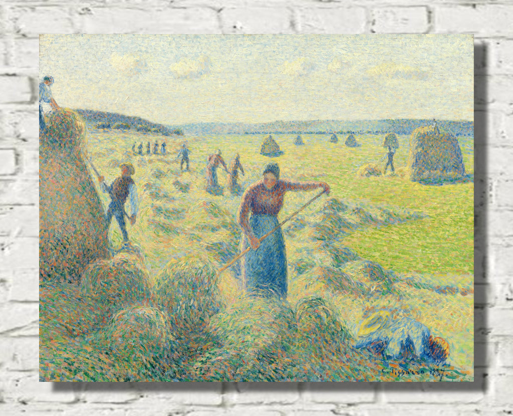 La Récolte des Foins (The Hay Harvest), Éragny by Camille Pissarro