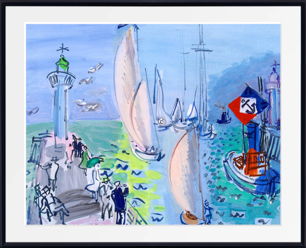 The Return of the Regattas (1930) by Raoul Dufy