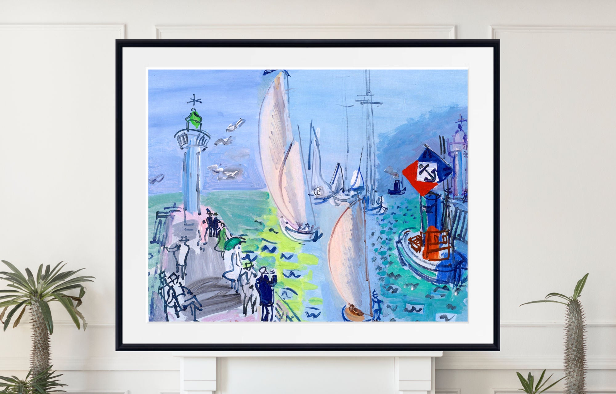 The Return of the Regattas (1930) by Raoul Dufy