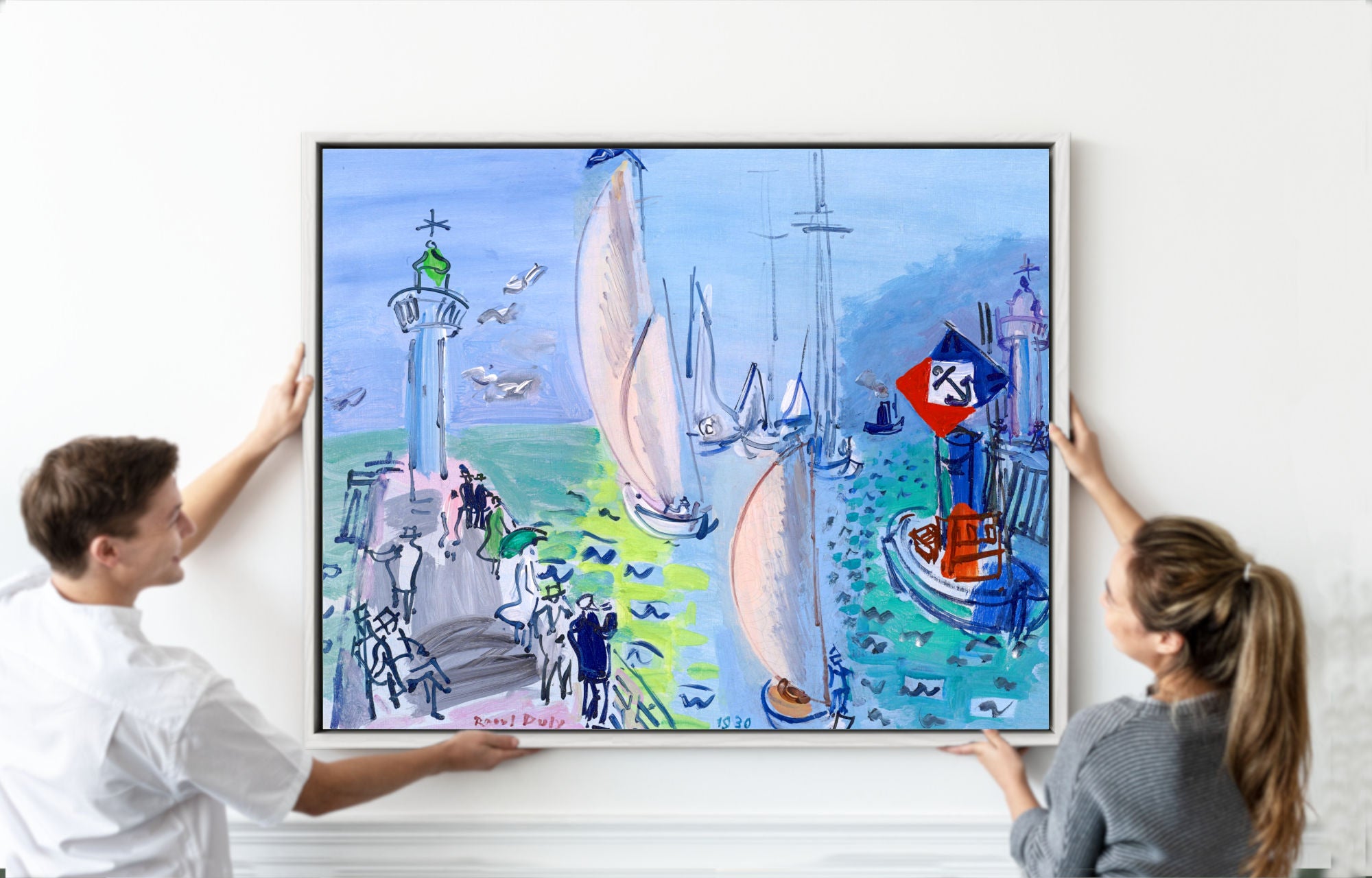 The Return of the Regattas (1930) by Raoul Dufy