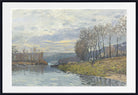 Alfred Sisley Print, The Seine at Bougival (1873)