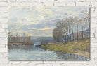 Alfred Sisley Print, The Seine at Bougival (1873)