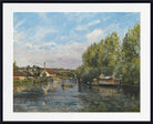 Camille Pissarro Print, La Seine À Port-Marly (circa 1872)