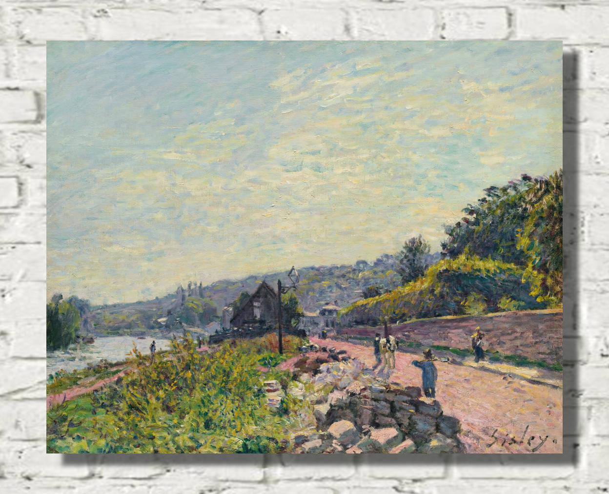 Alfred Sisley Print,  The Seine At Bas-Meudon (c1878)