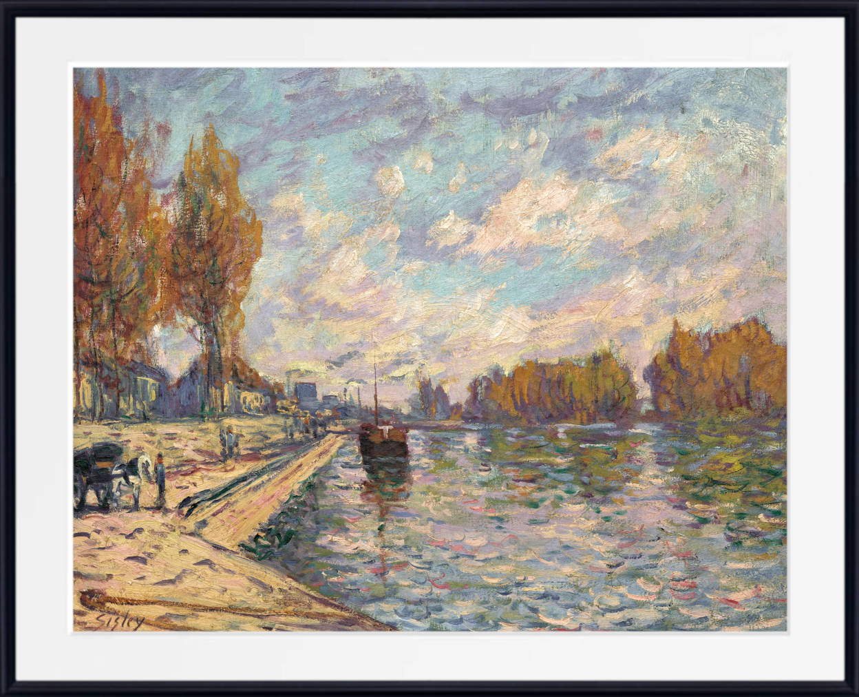 Alfred Sisley Print, The Seine at Suresnes (c 1879)