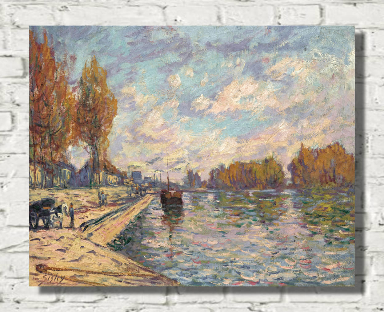 Alfred Sisley Print, The Seine at Suresnes (c 1879)