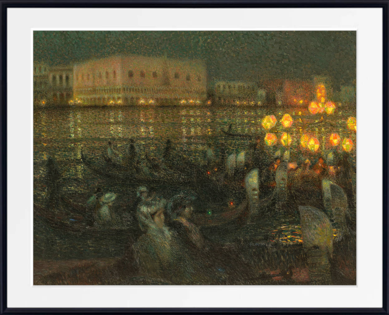 Henri Le Sidaner Print, The Serenade, Venice (1907)