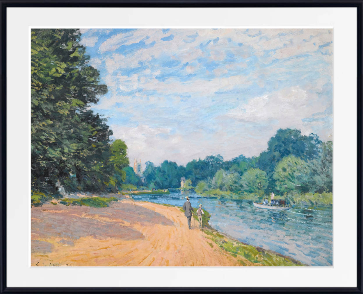 Alfred Sisley Fine Art Print Snow at Louveciennes – GalleryThane