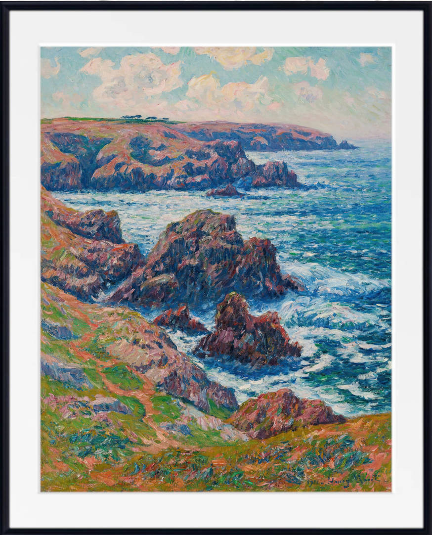 Henry Moret Print, The Land of Cleden, Point of Raz, Finistère (1911)