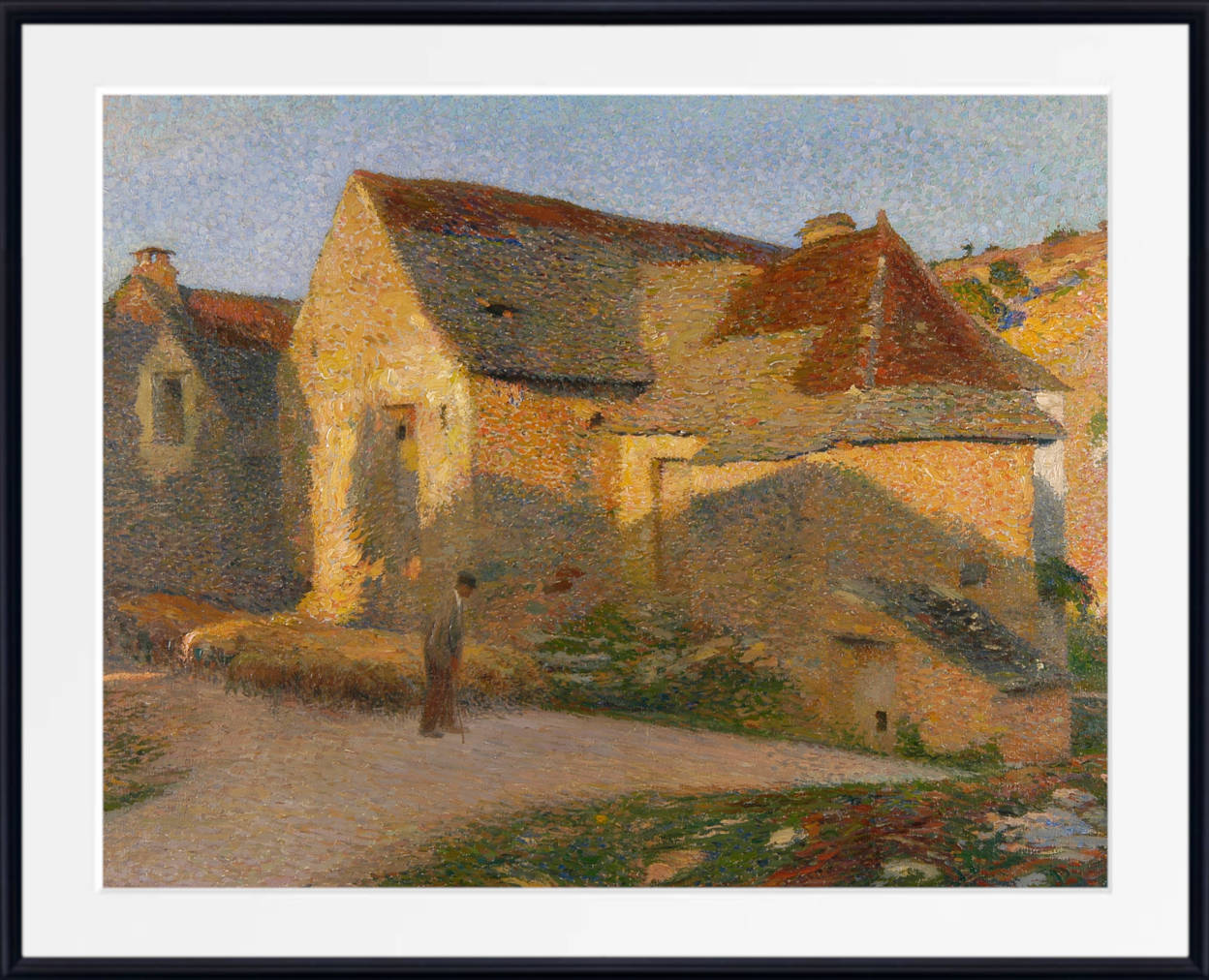 Henri Martin Print, The Old House in the Last Rays