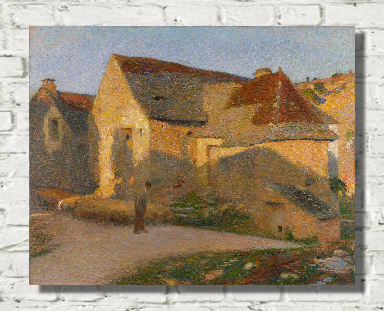 Henri Martin Print, The Old House in the Last Rays