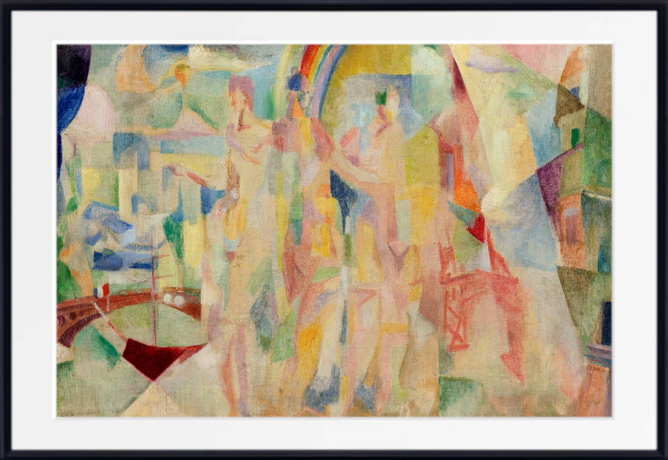 Robert Delaunay Print, La Ville De Paris, Esquisse (1911)