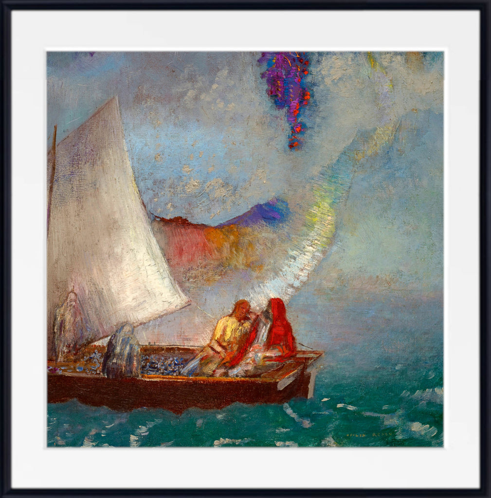 The Gray Sail by Odilon Redon