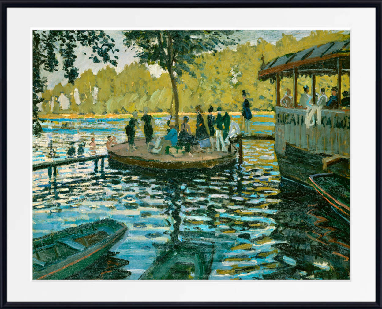 Claude Monet Fine Art Print, La Grenouillère