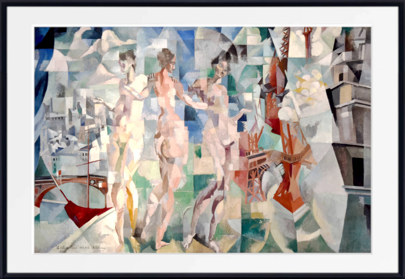 Robert Delaunay Fine Art Print, La Ville de Paris