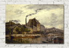 Frank Myers Boggs Print, The old Tournelle bridge