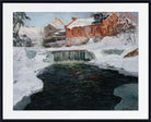 The new factory in Lillehammer, Frits Thaulow Fine Art Print