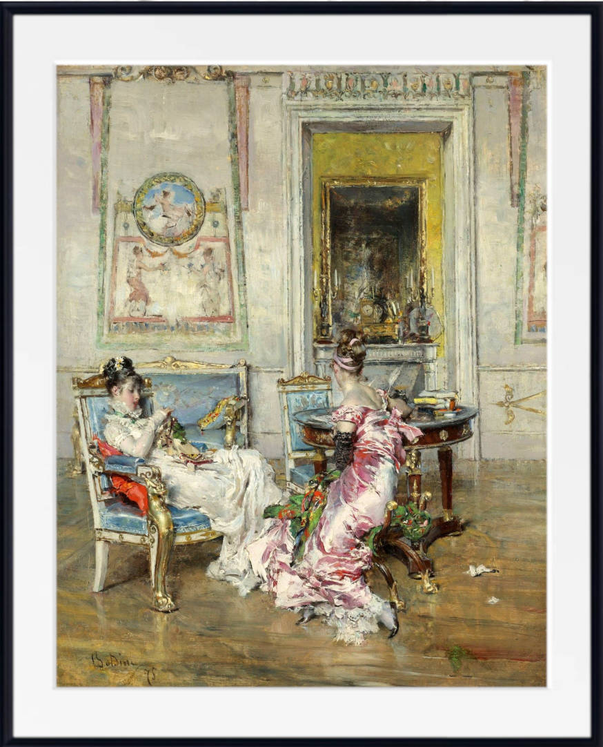 Giovanni Boldini Fine Art Print, Ladies of the First Empire