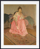 Frederick Carl Frieseke Prints, Lady in Pink (1902) from GalleryThane