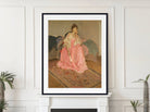 Frederick Carl Frieseke Prints, Lady in Pink (1902) from GalleryThane