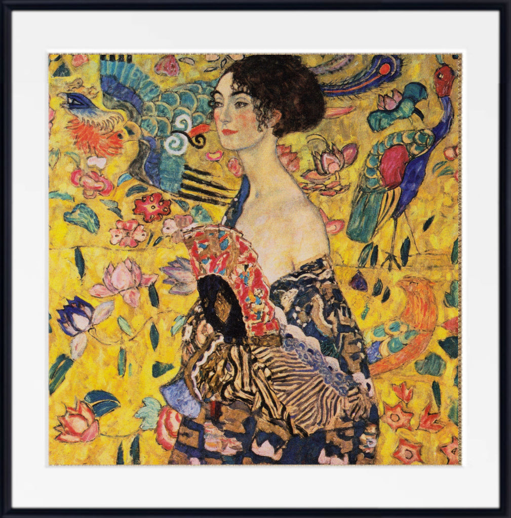 Gustav Klimt - Lady with a Fan (Dame mit fächer)  