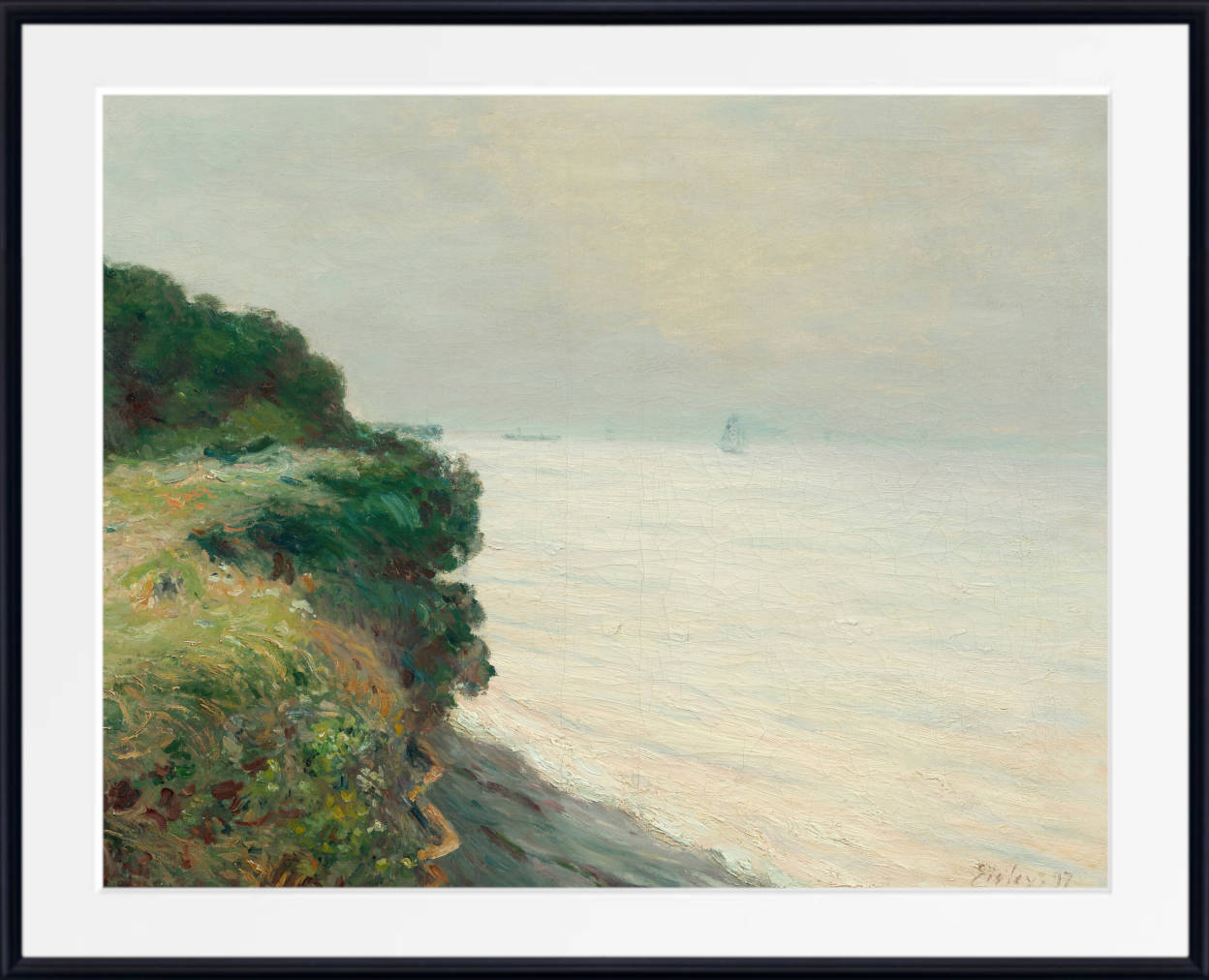 Alfred Sisley Print, The Cliff of Penarth (1897)