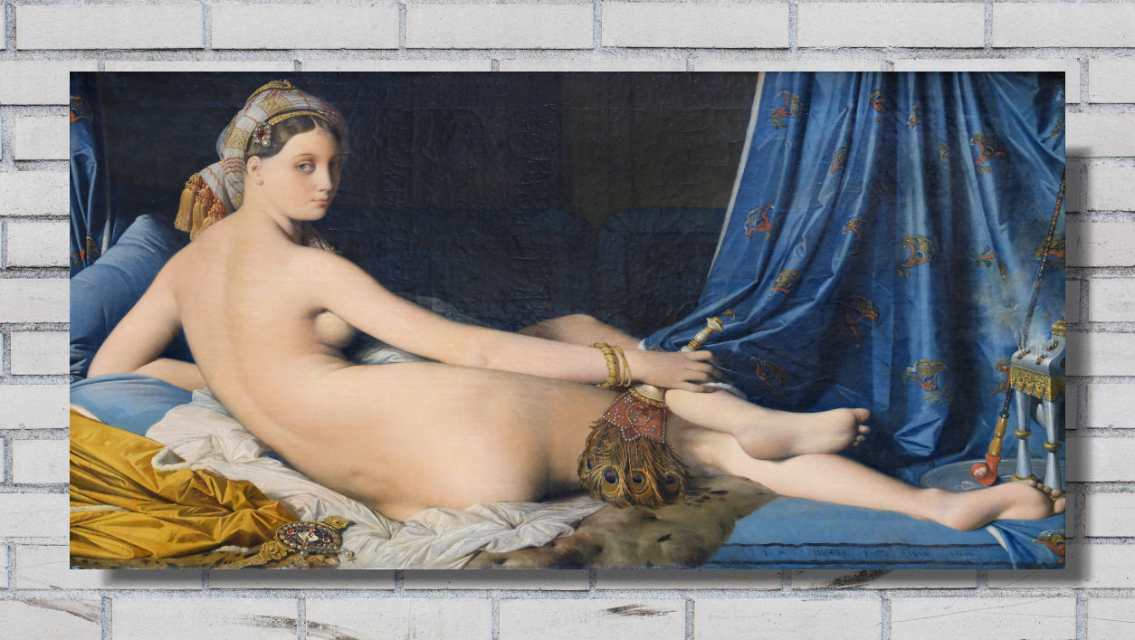 Jean-Auguste-Dominique Ingres Print, La Grande Odalisque