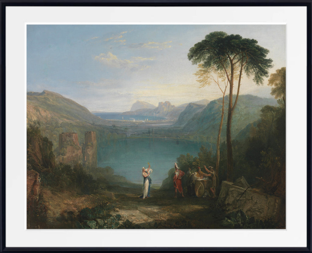 Lake Avernus Aeneid and the Cumaean Sibyl by William Turner