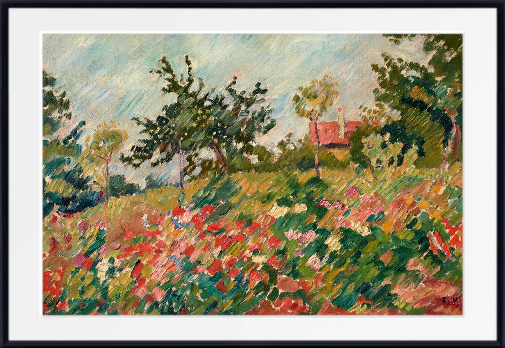 The House in the Flower Garden (1936) by Louis Valtat
