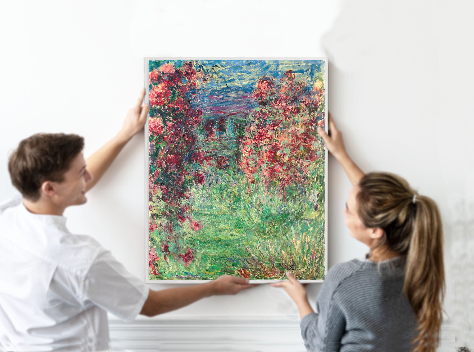 Claude Monet – La maison dans les roses (1925) Prints