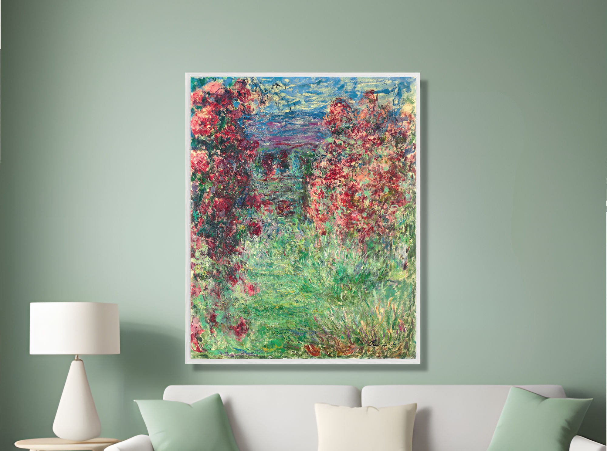 Claude Monet – La maison dans les roses (1925) Prints