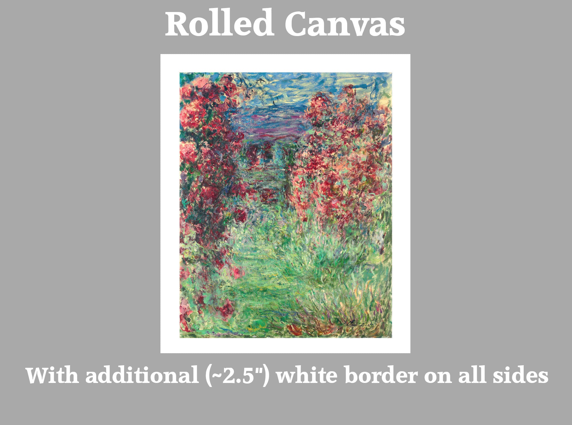 Claude Monet – La maison dans les roses (1925) Prints
