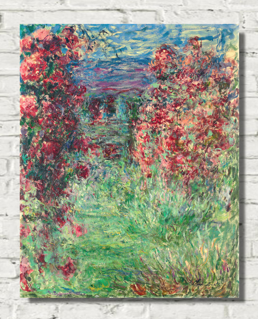 Claude Monet – La maison dans les roses (1925) Prints
