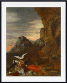 Gustave Moreau Fine Art Print, The Death of Sappho (1872)